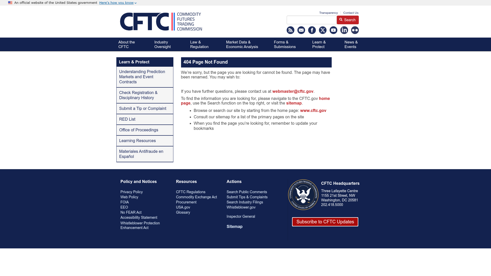 The CFTC's forex fraud advisory for consumers